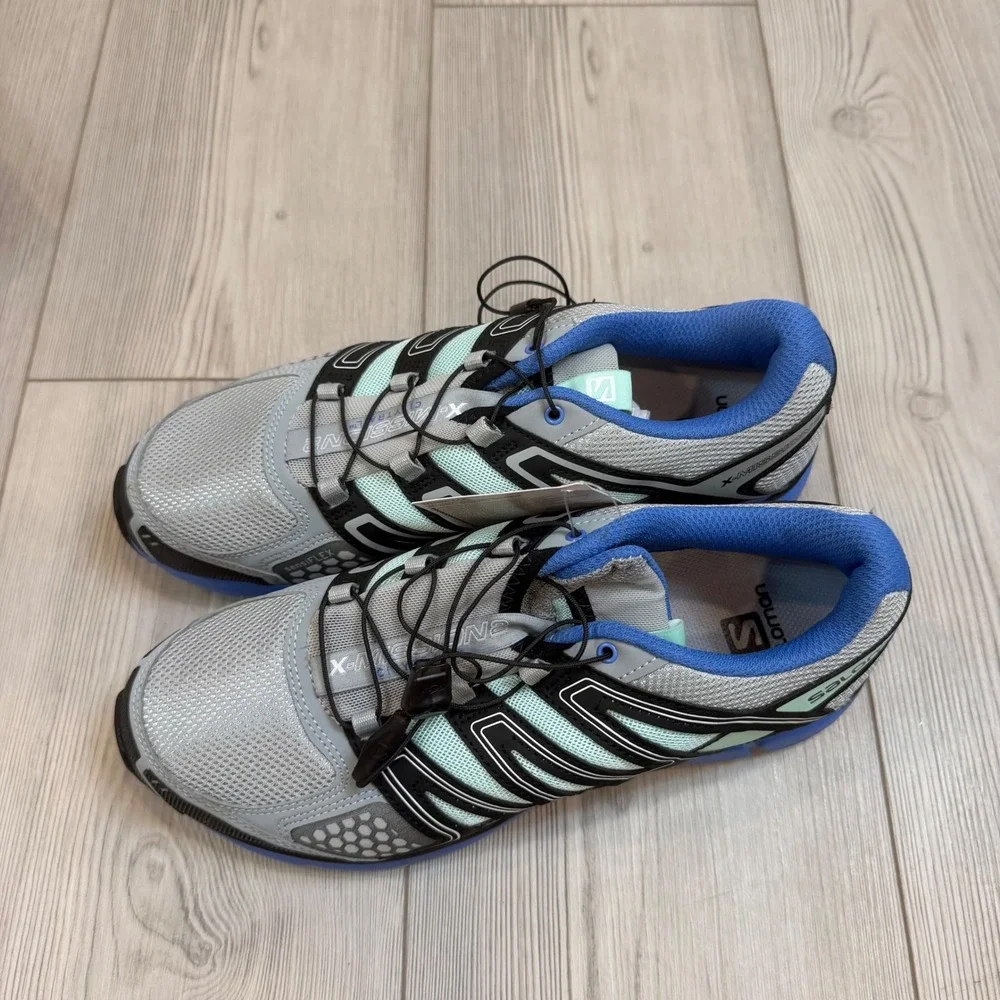 Salomon X-Mission 2 W Womens Trail Running Shoes Blue Grey L36948600 10.5 NEW